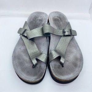 Mephisto Helen Metallic Toe Strap Sandal